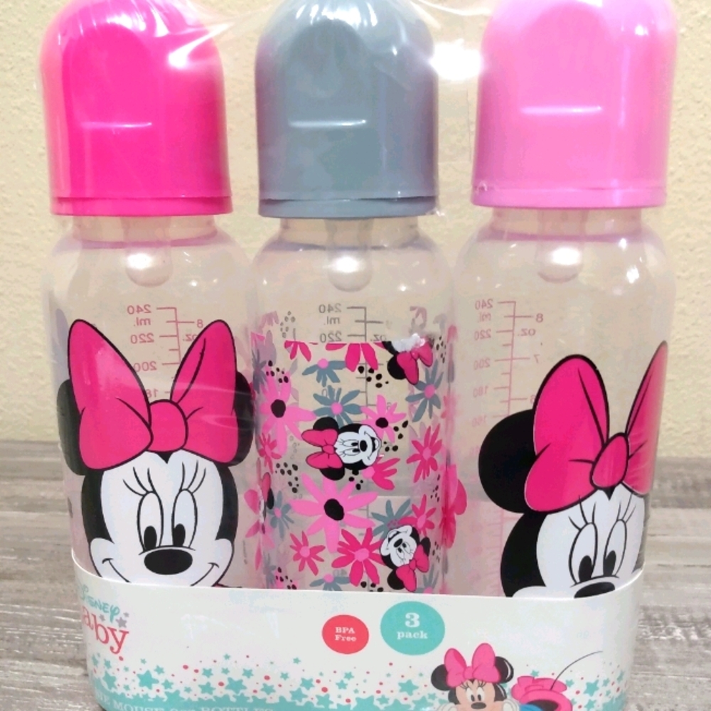 3 Pack Disney Baby Minnie Mouse Bottles